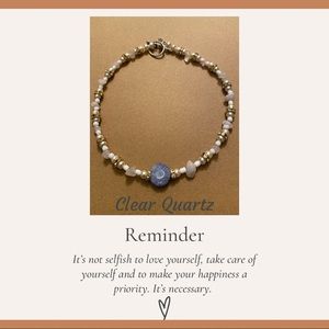 Clear Quartz beaded necklaces